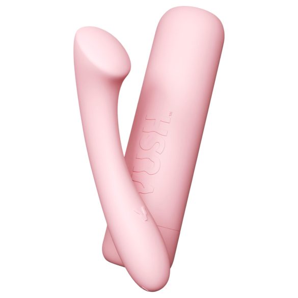 Vush Pop Shine - opladelig, vandtæt G-punkt vibrator (pink)