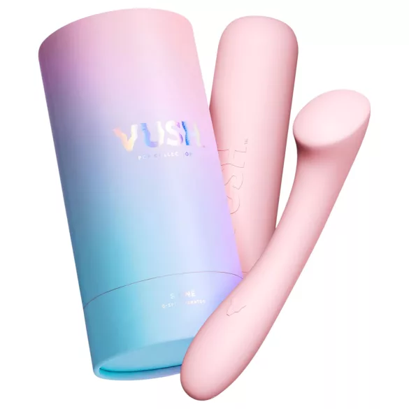 Vush Pop Shine - G-punktsvibrator - genopladelig, vandtæt - pink