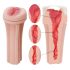 Tracy's Dog 3D Stroker - Livagtig Vagina i Sort-Natur Etui