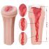 Tracy's Dog 3D Stroker - Livagtig Kunstig Vagina i Etui (Hvid-Natur)