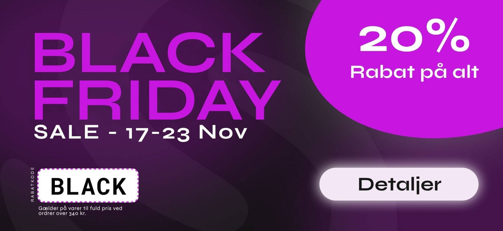 Black Friday 20% discount on everything | Desirel.ie Sex Shop