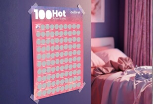 100 sexstillinger du kan skrabe: Dit eventyrkort til soveværelset