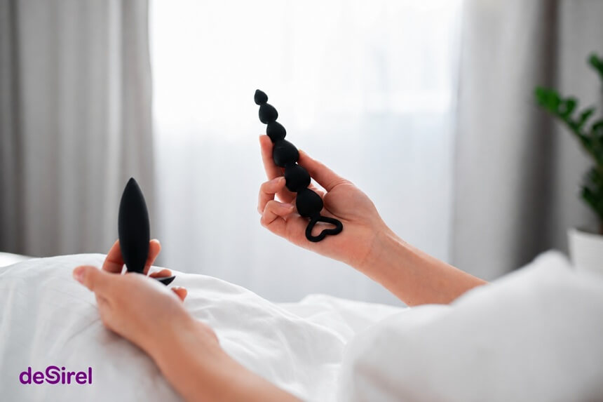 Anal legetøj til at udforske anal orgasme og nydelse sikkert | Sexshop Danmark Desirel.dk