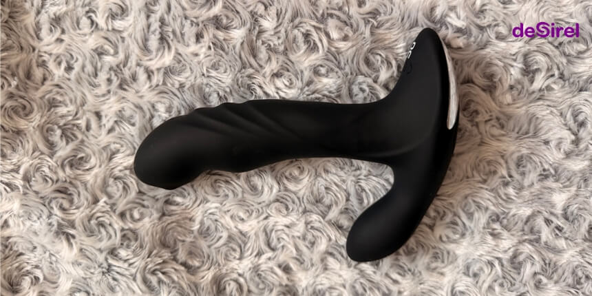 Prostata vibrator med vibration og roterende kugler | Desirel.dk Sexshop